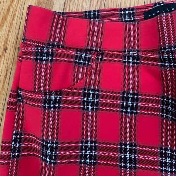 Anthropologie Sanctuary Plaid Runway Leggings - Picture 5 of 8